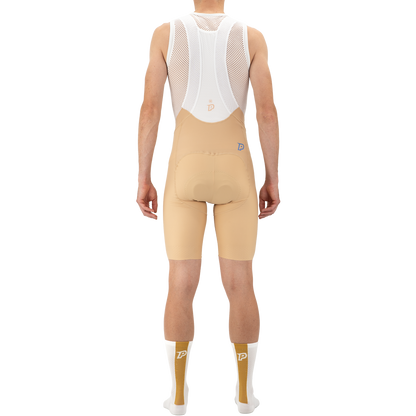 Cuissard Court à Bretelles PROBIKESHOP By CHEF DE FILE Beige