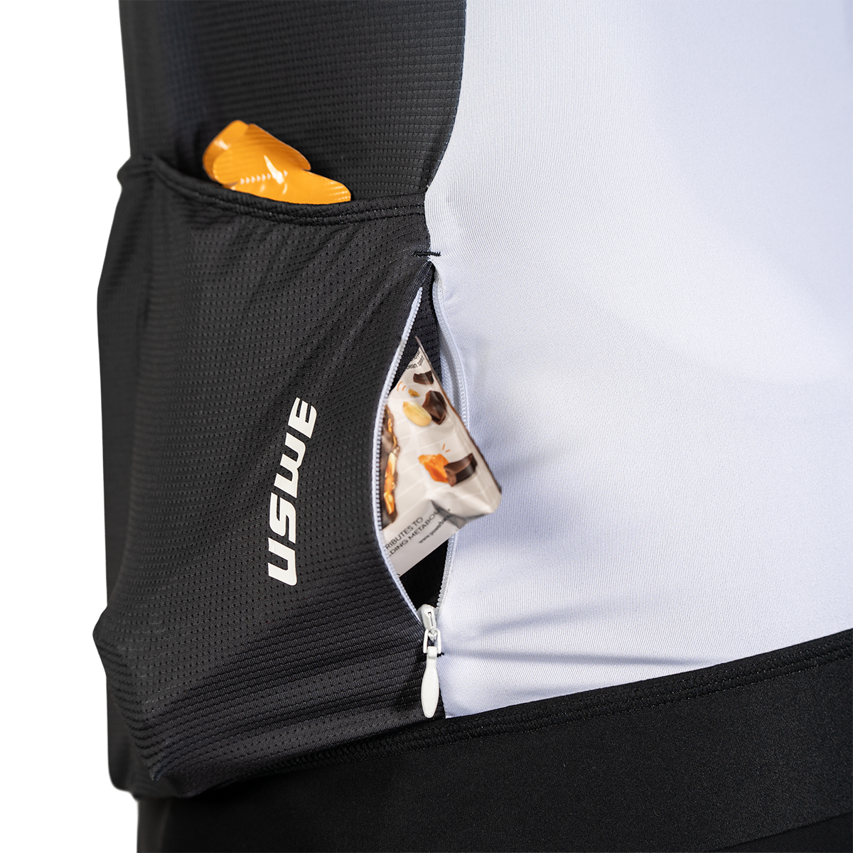 USWE GRUS GRAVEL Kortærmet Jersey Hvid