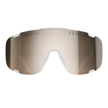 Lunettes POC DEVOUR + Blanc Verre Clarity Trail Partly Sunny Silver