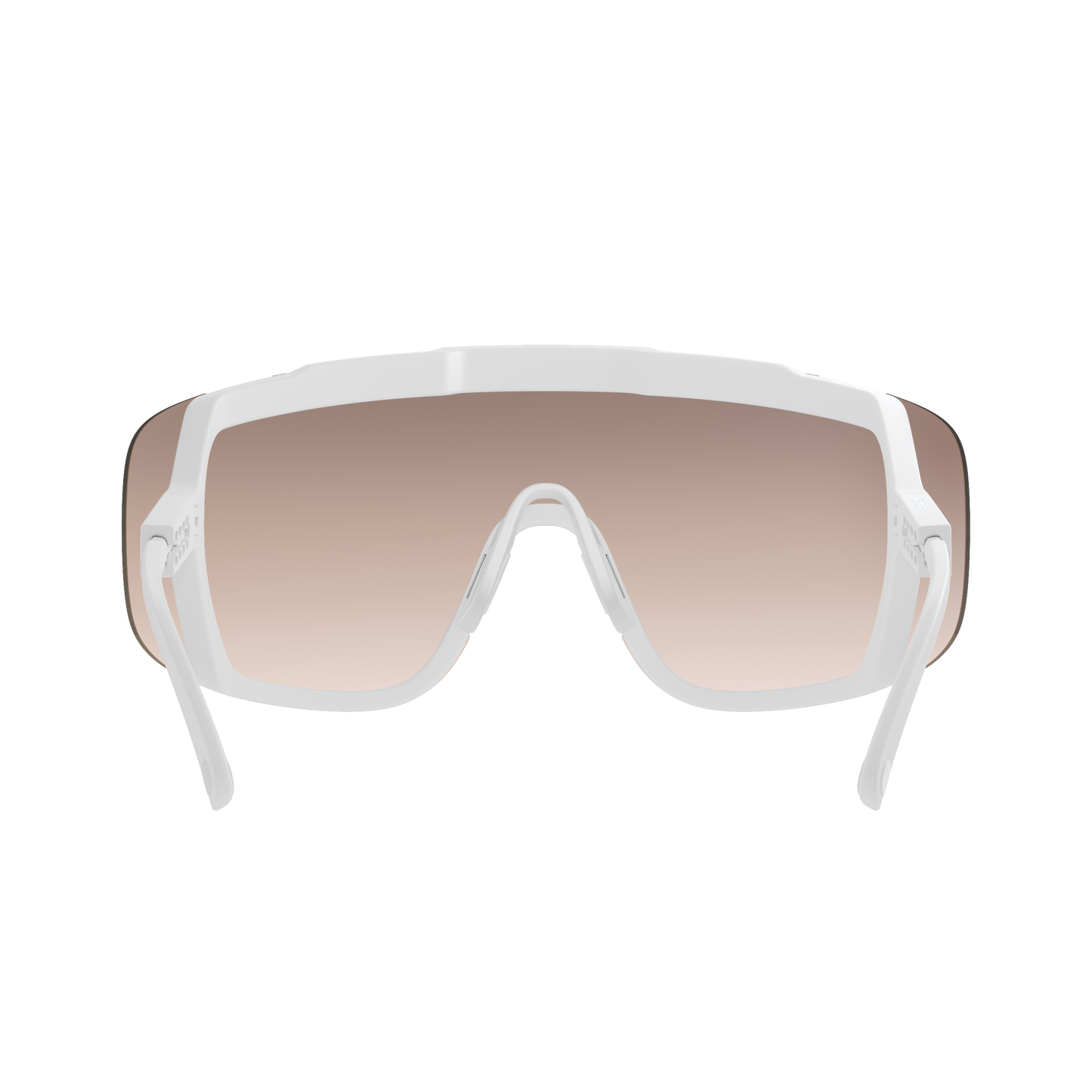Lunettes POC DEVOUR + Blanc Verre Clarity Trail Partly Sunny Silver