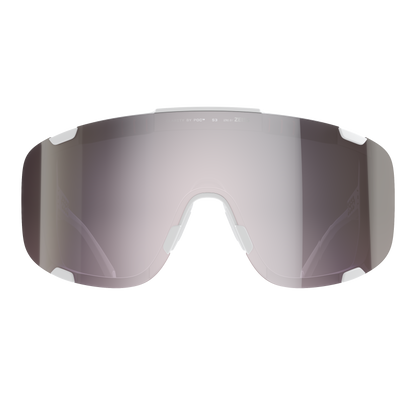 Lunettes POC DEVOUR + Blanc Verre Clarity Road Sunny Silver