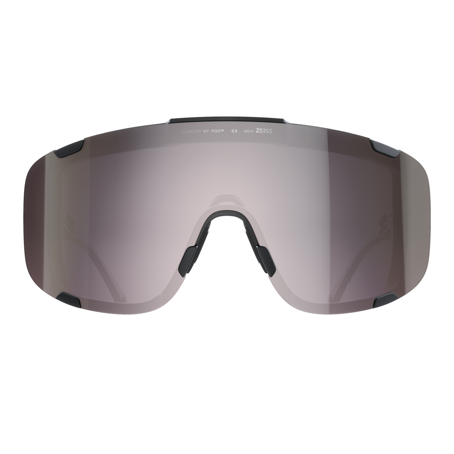 Lunettes POC DEVOUR + Noir Verre Clarity Road Sunny Silver