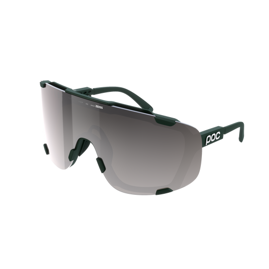 Lunettes POC DEVOUR + Kaki Verre Clarity Road Sunny Silver
