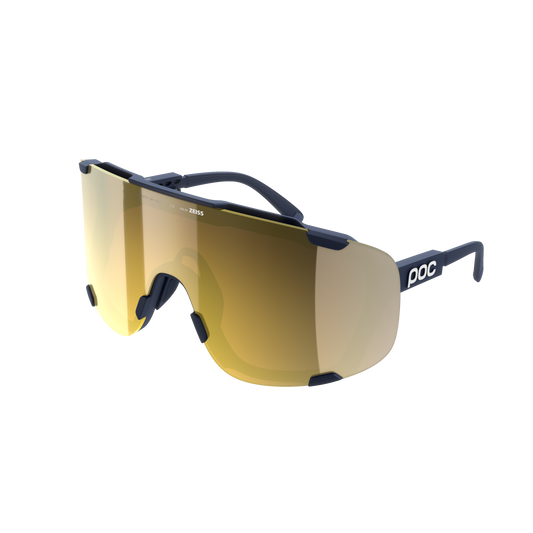 Lunettes POC DEVOUR + Marine Verre Clarity Road Partly Sunny Gold