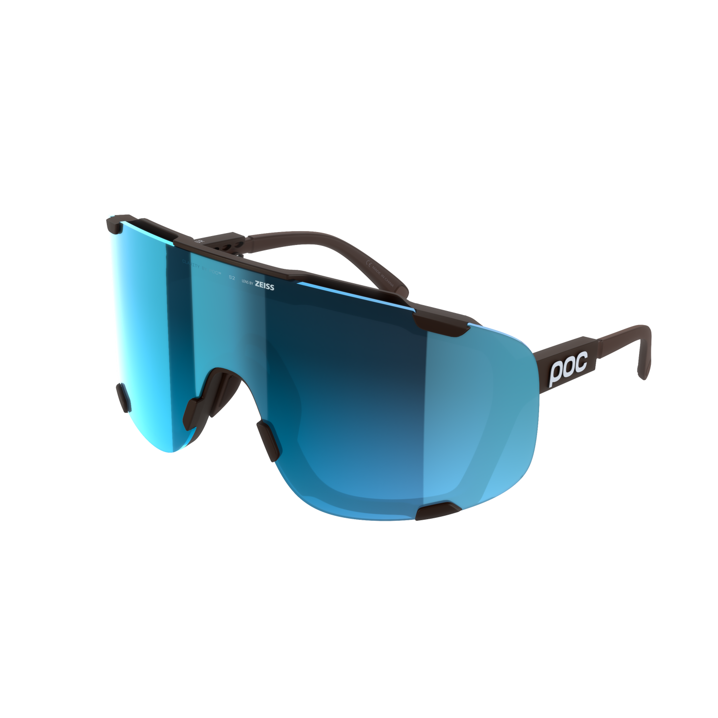 Lunettes POC DEVOUR + Bronze Verre Clarity Universal Sunny Turquoise