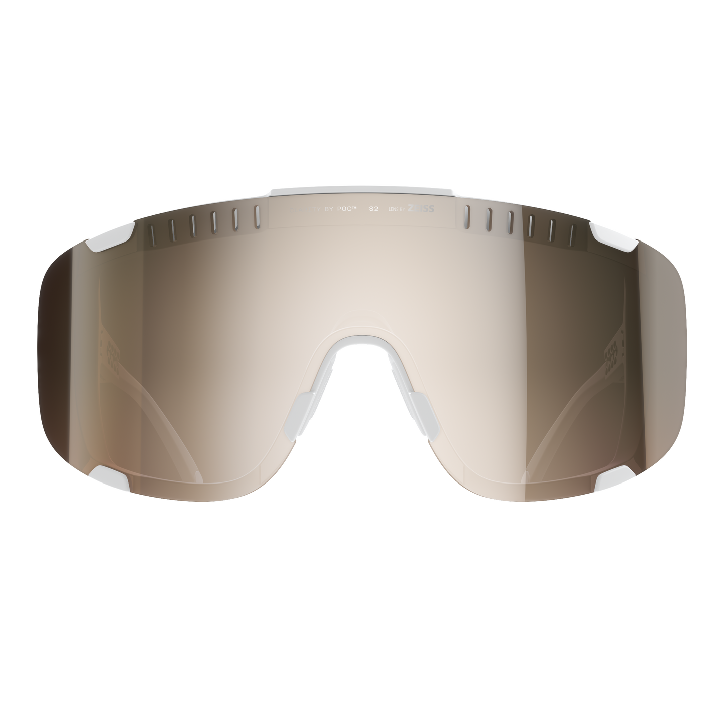 POC DEVOUR WF + beskyttelsesbriller Hvid/Clarity Trail/Partly Sunny Silver