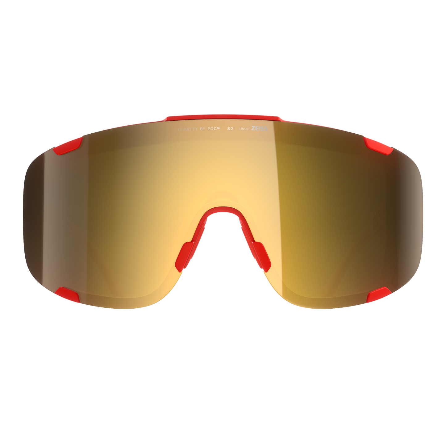 POC DEVOUR WF + Goggles Red/Clarity Road/Partly Sunny Gold