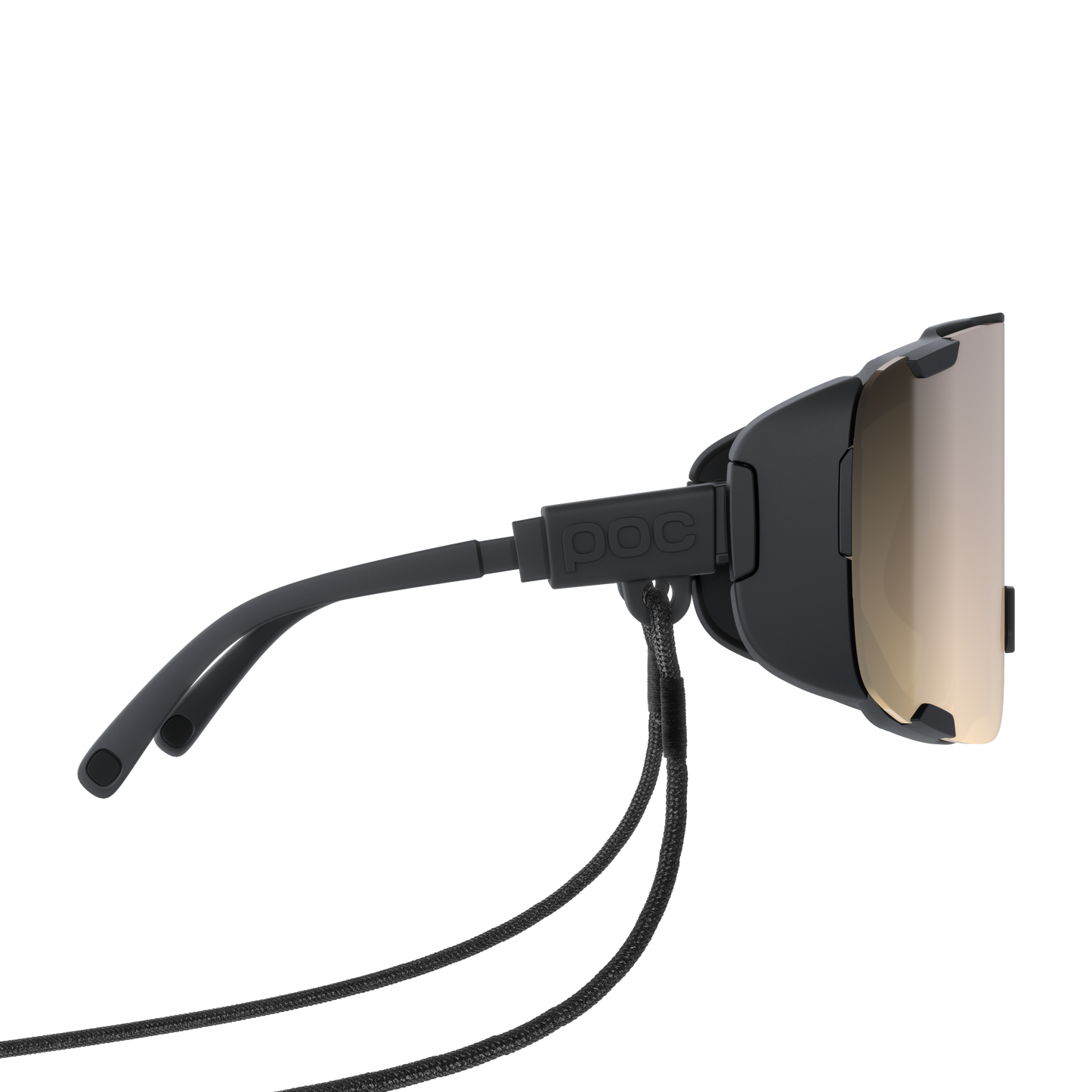 POC DEVOUR ULTRA + Briller Sort Clarity Trail/Delvist solrigt sølvglas