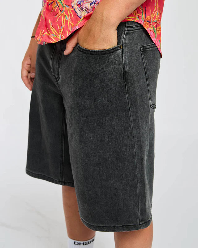 DHARCO JORT UNISEX COASTAL WASH Šortky černé