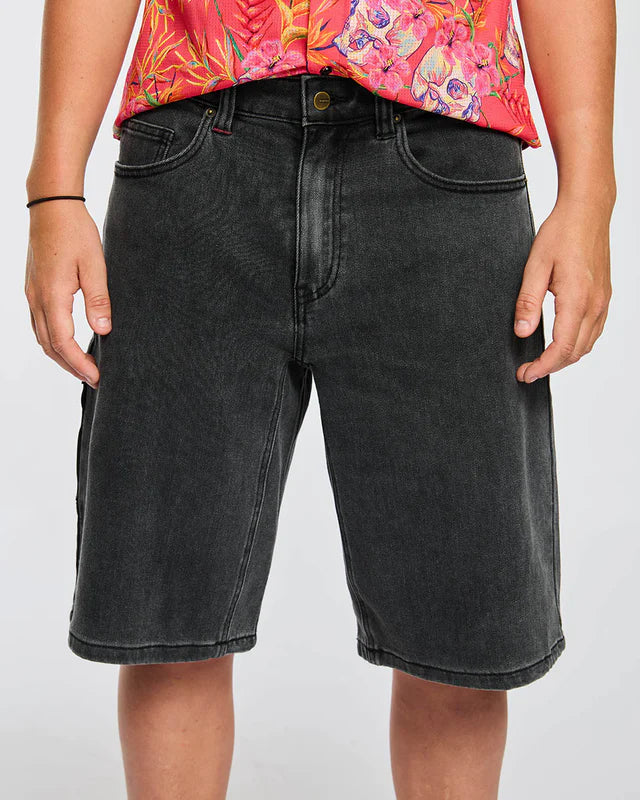 DHARCO JORT UNISEX COASTAL WASH Šortky černé