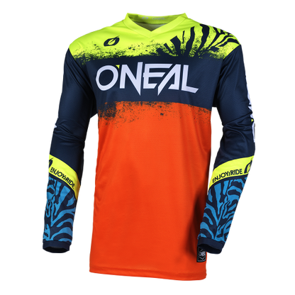 Maillot O'NEAL ELEMENT SHOCKER Junior Manches Longues Bleu/Orange