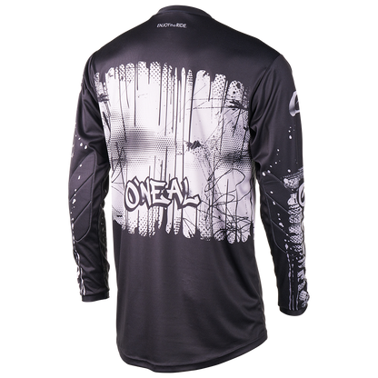 Maillot O'NEAL ELEMENT RANCID Manches Longues Junior Noir/Gris