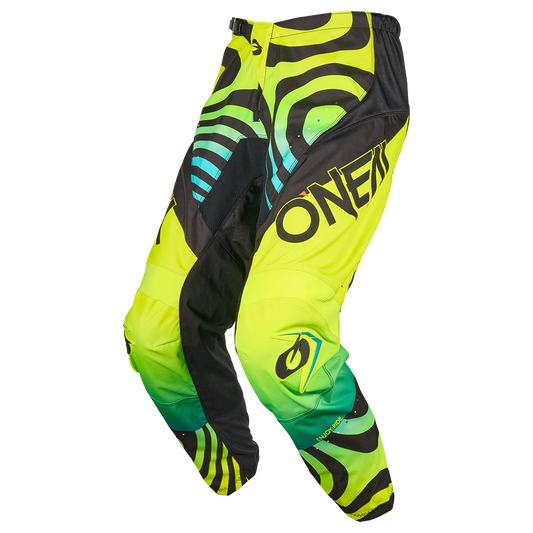 Pantalon O'NEAL ELEMENT NOVA Junior Jaune Fluo - vue face