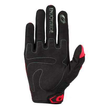 Gants O'NEAL ELEMENT RACEWEAR Noir/Rouge