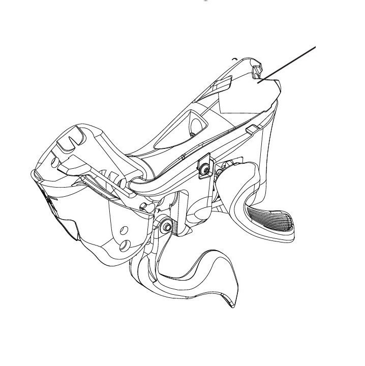 CAMPAGNOLO EKAR 13V kotoučová brzda levé tělo přehazovačky