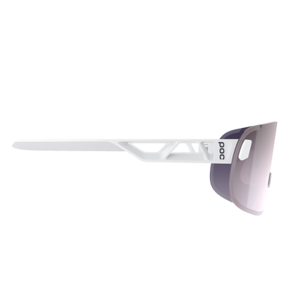 Lunettes POC ELICIT + Blanc Verre Clarity Road Sunny Silver