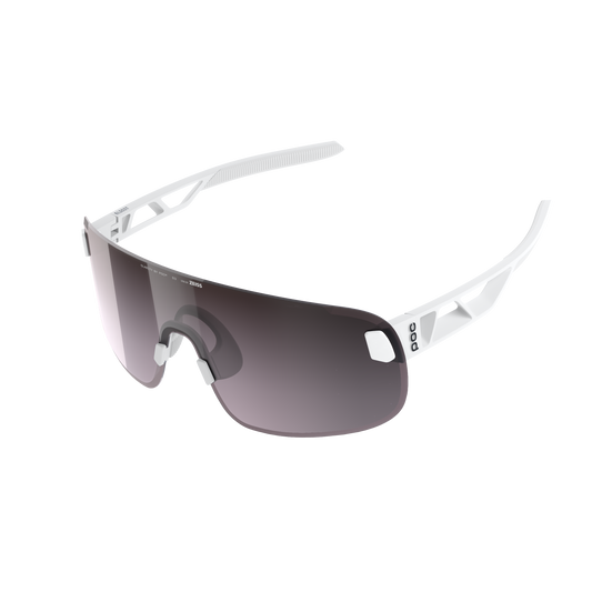 Lunettes POC ELICIT + Blanc Verre Clarity Road Sunny Silver