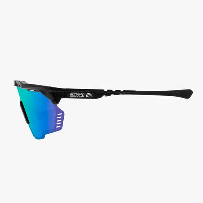 Lunettes SCICON AEROSHADE KUNKEN Noir Multimirror Bleu