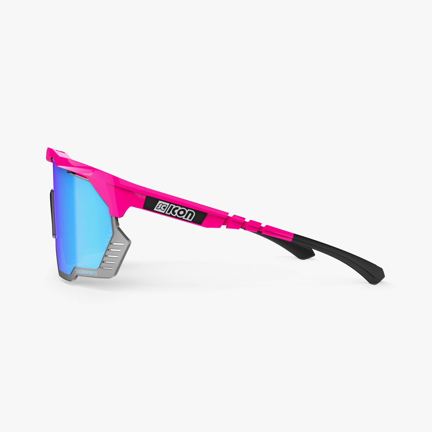 Lunettes SCICON AEROSHADE KUNKEN Rose Fluo Multimirror Bleu