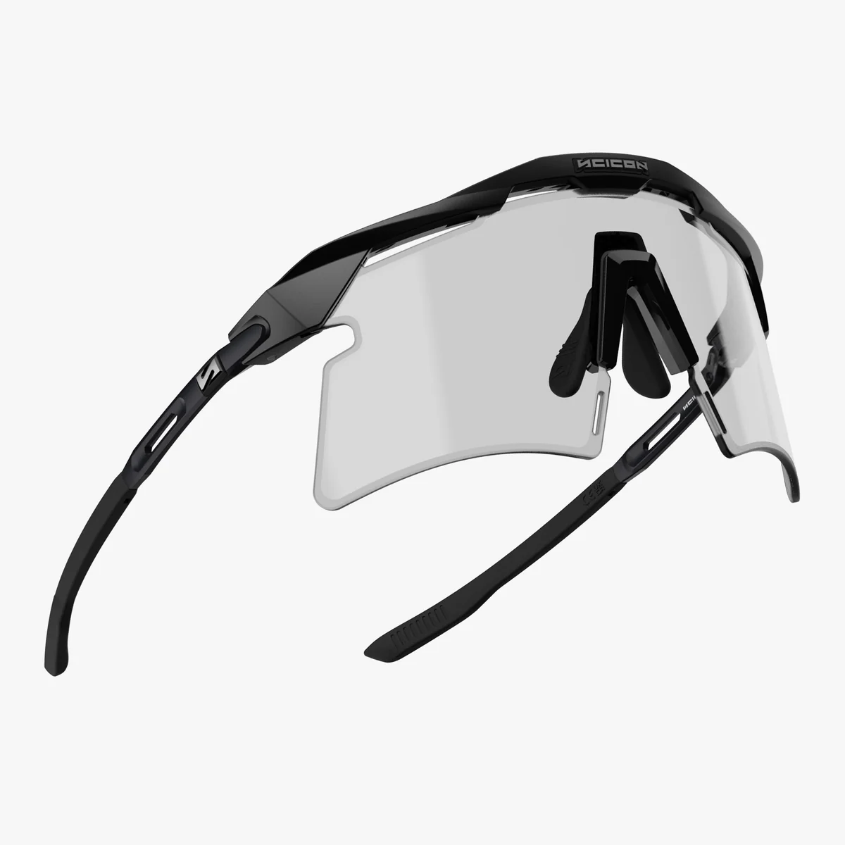 SCICON AEROSHADE 2.0 TITANIUM Briller Mat sort grå fotokromisk linse