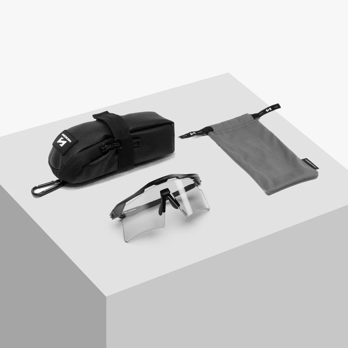 SCICON AEROSHADE 2.0 TITANIUM Briller Mat sort grå fotokromisk linse
