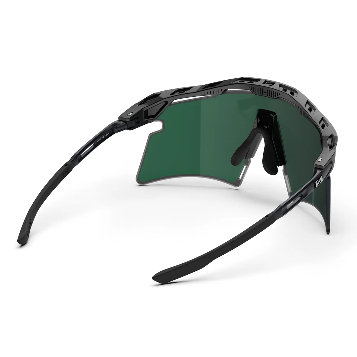 SCICON AEROSHADE 2.0 TITANIUM Glasögon Svart Matt Multimirror Lins Blå Grön + Rosa