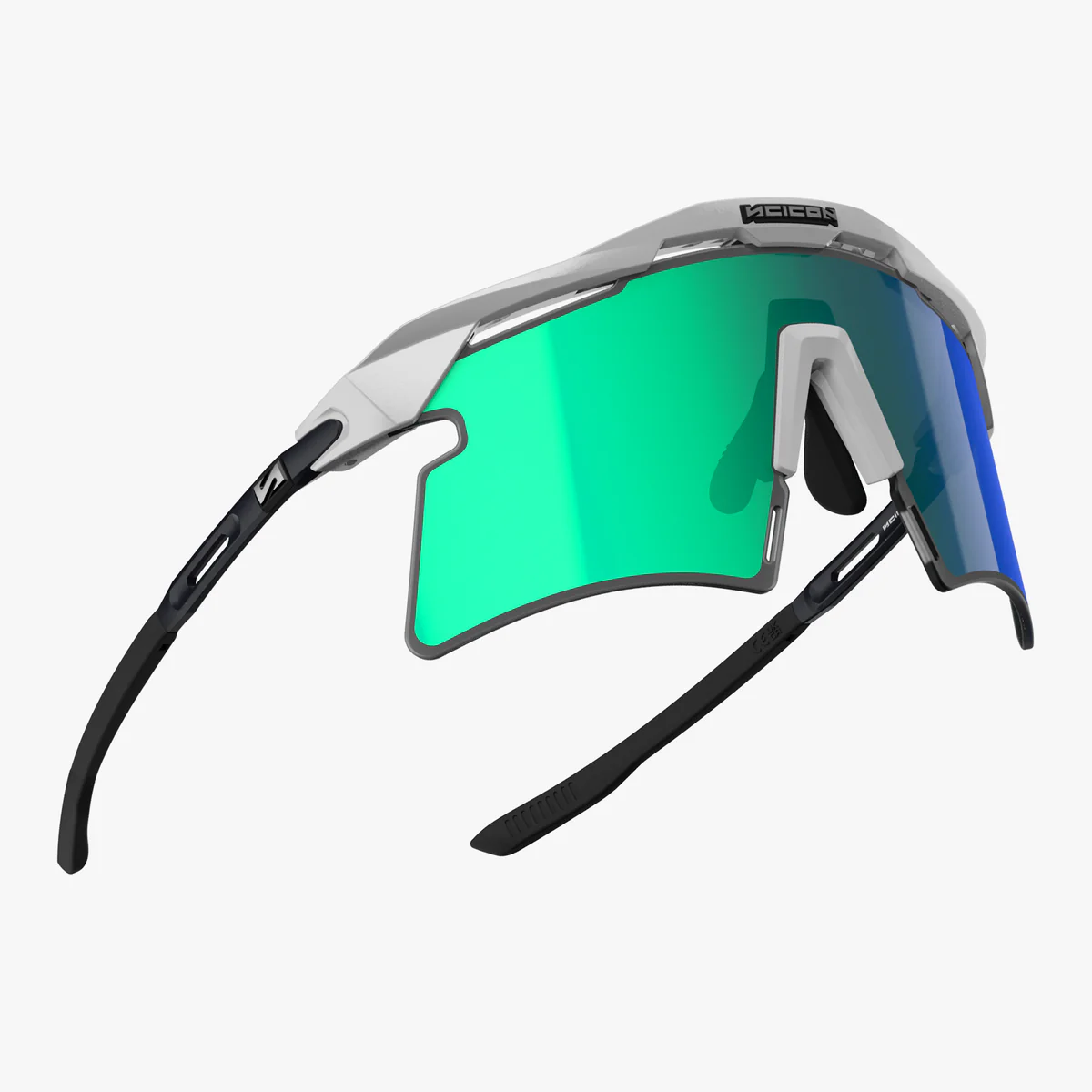 Lunettes SCICON AEROSHADE 2.0 TITANIUM WC EUROPEAN CHAMPION Verre Multimirror Blue Green + Pink