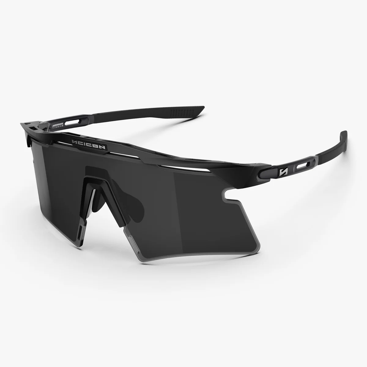 SCICON AEROSHADE 2.0 TITANIUM Brýle Matt Black Smoke Black + růžová skla