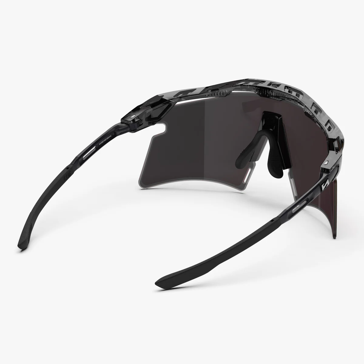 Solglasögon SCICON AEROSHADE 2.0 TITANIUM Black Crystal Gloss Multimirror Sunburts + Pink Lens