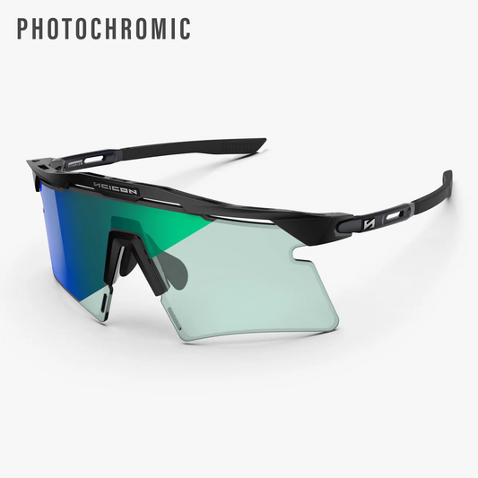 Brýle SCICON AEROSHADE 2.0 TITANIUM Matt Black Blue Green Photochromic Lens
