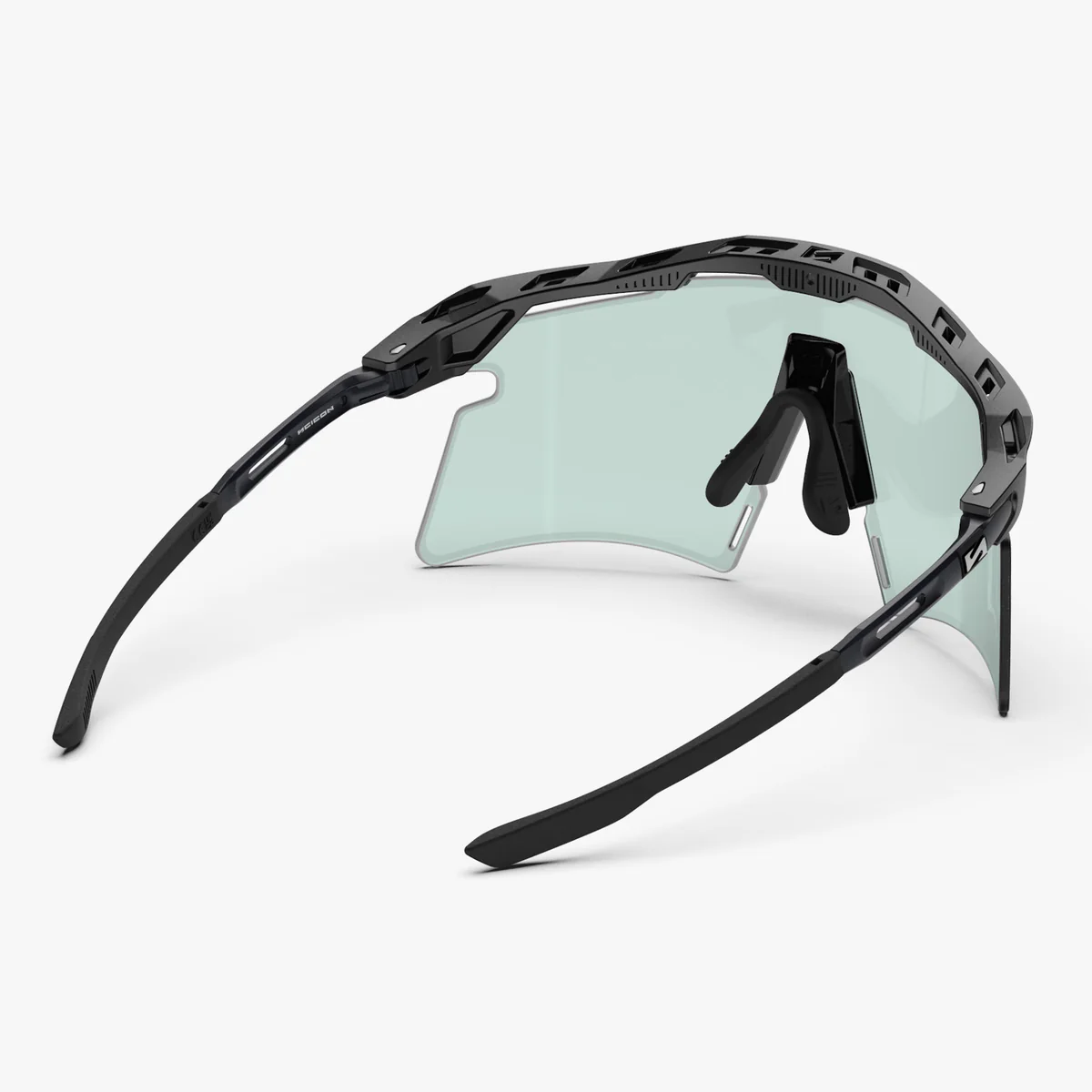 SCICON AEROSHADE 2.0 TITANIUM Briller mat sort blågrøn fotokromisk linse