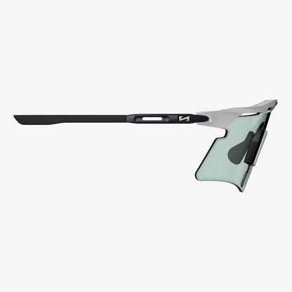 Lunettes SCICON AEROSHADE 2.0 TITANIUM Blanc Metal Verre Photochromique Blue Green