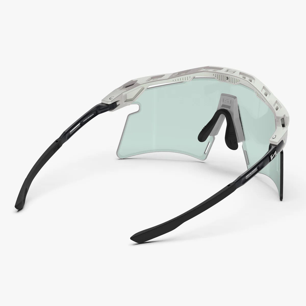 SCICON AEROSHADE 2.0 TITANIUM Hvid metalbrille Blågrøn fotokromisk linse