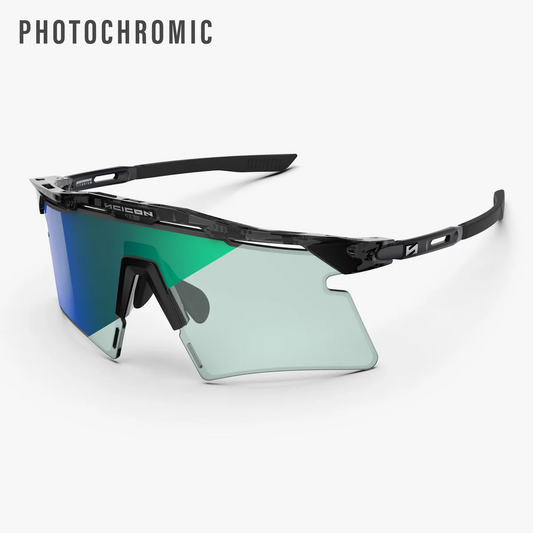 Sluneční brýle SCICON AEROSHADE 2.0 TITANIUM Black Crystal Gloss Blue Green Photochromic Lens