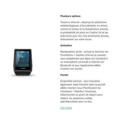 Kit Complet Écran BOSCH NYON