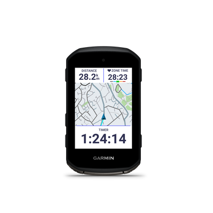 Compteur GPS GARMIN EDGE 850 — carte du parcours et temps de trajet