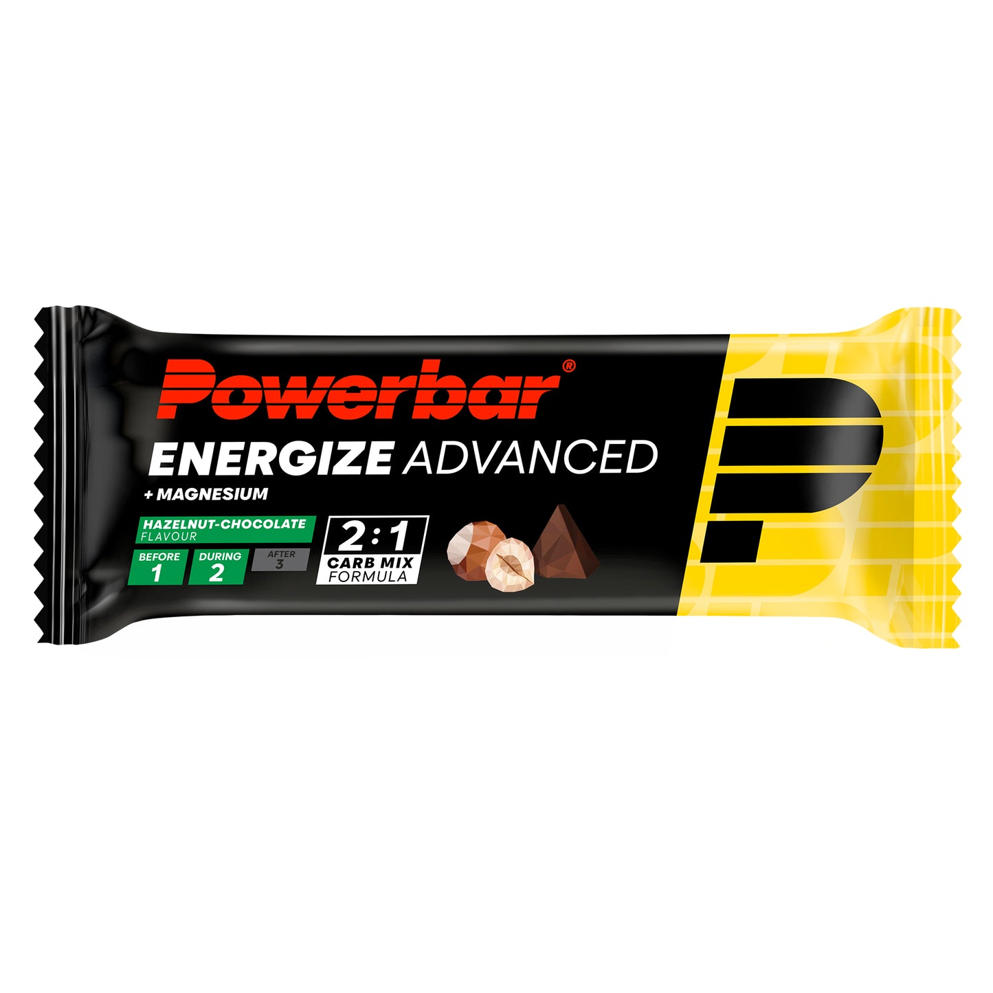 Barre Energétique POWERBAR ENERGIZE ADVANCED (55g) Chocolat Noisette