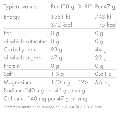 Boisson Énergétique HIGH5 ENERGY DRINK CAFFEINE HIT (47g) Citron
