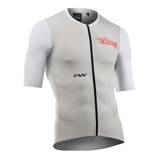 NORTHWAVE ESSENCE EVO Kortärmad Jersey Grå/Vit