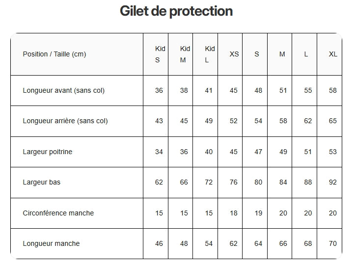 Gilet De Protection EVOLVE Ironlite Junior