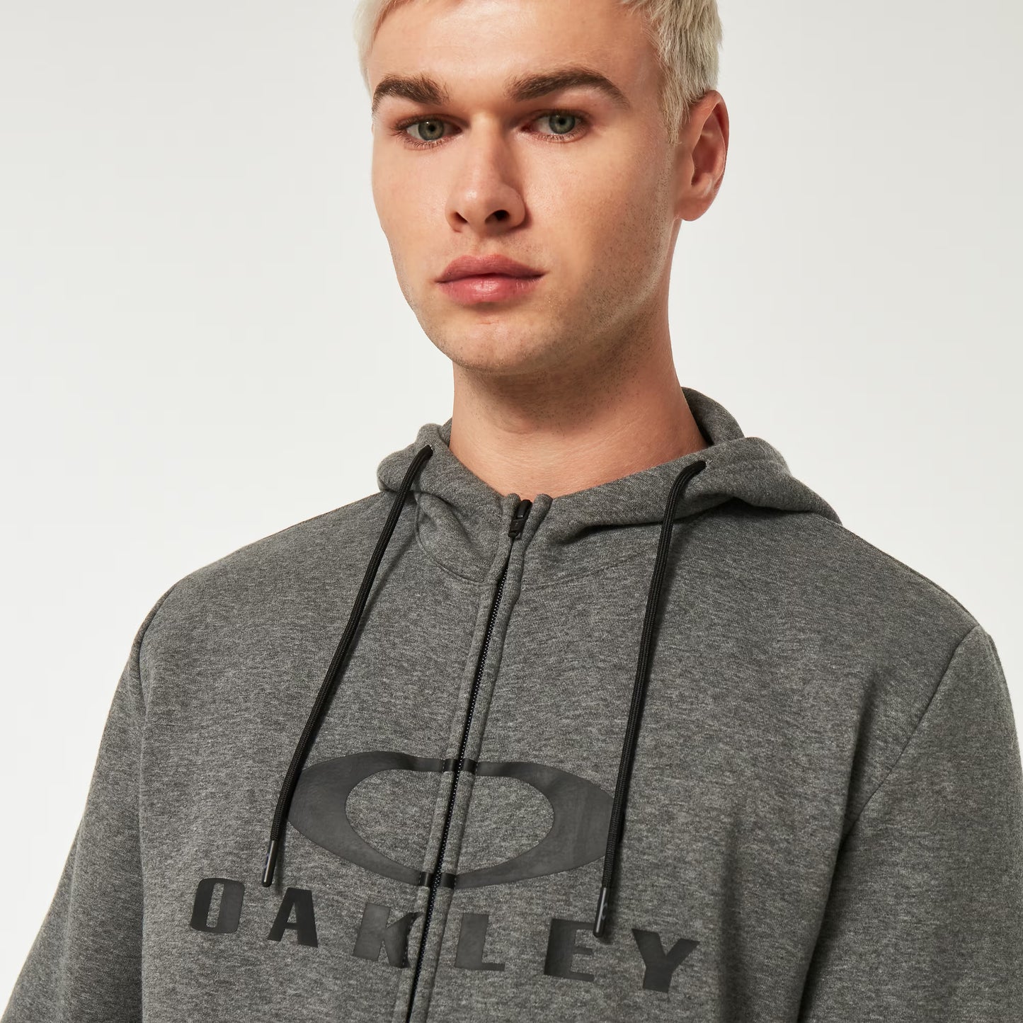 Hættetrøje OAKLEY BARK FZ HOODIE 2.0 New Athletic Grey