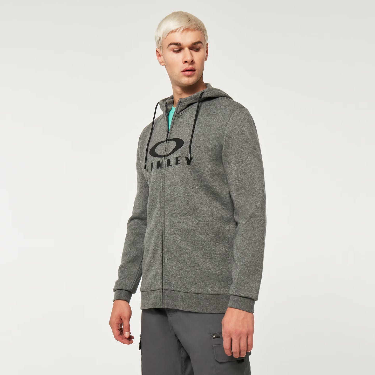 Hættetrøje OAKLEY BARK FZ HOODIE 2.0 New Athletic Grey