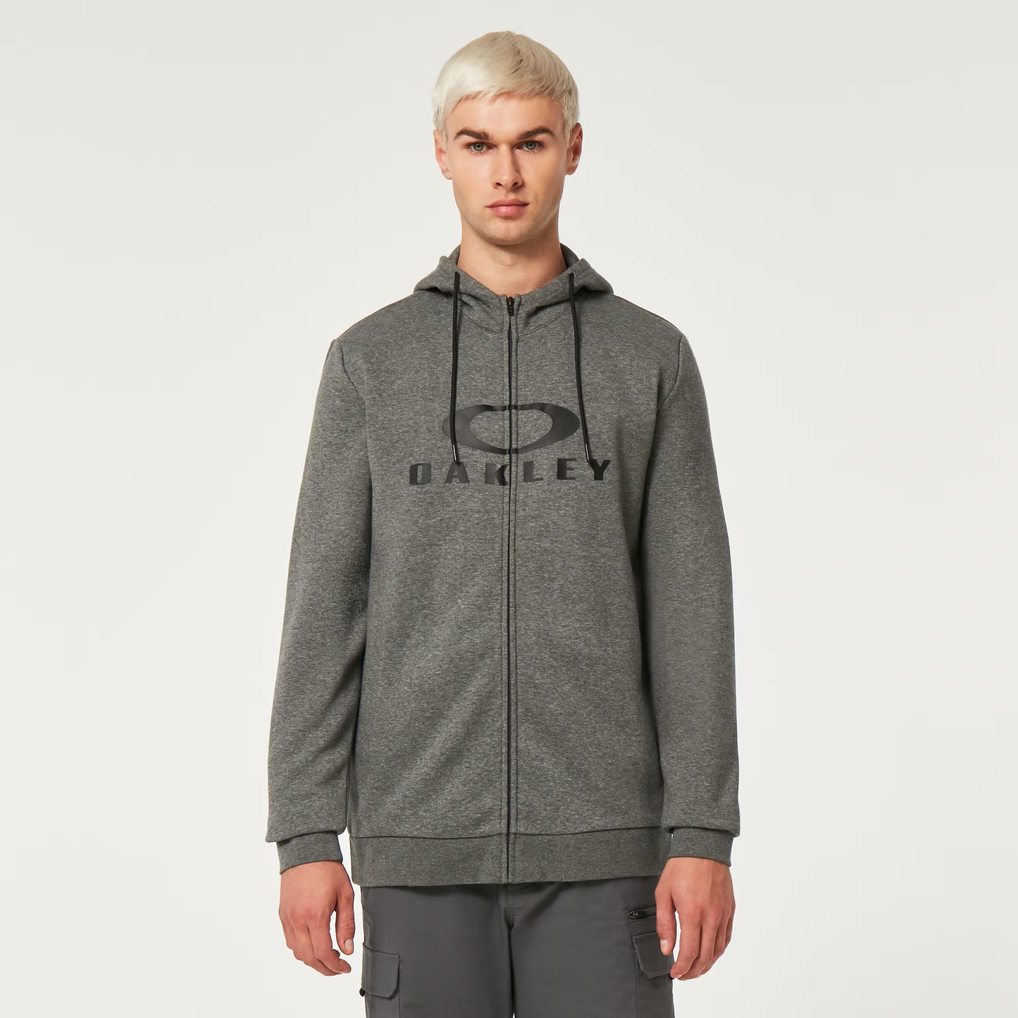 Hættetrøje OAKLEY BARK FZ HOODIE 2.0 New Athletic Grey