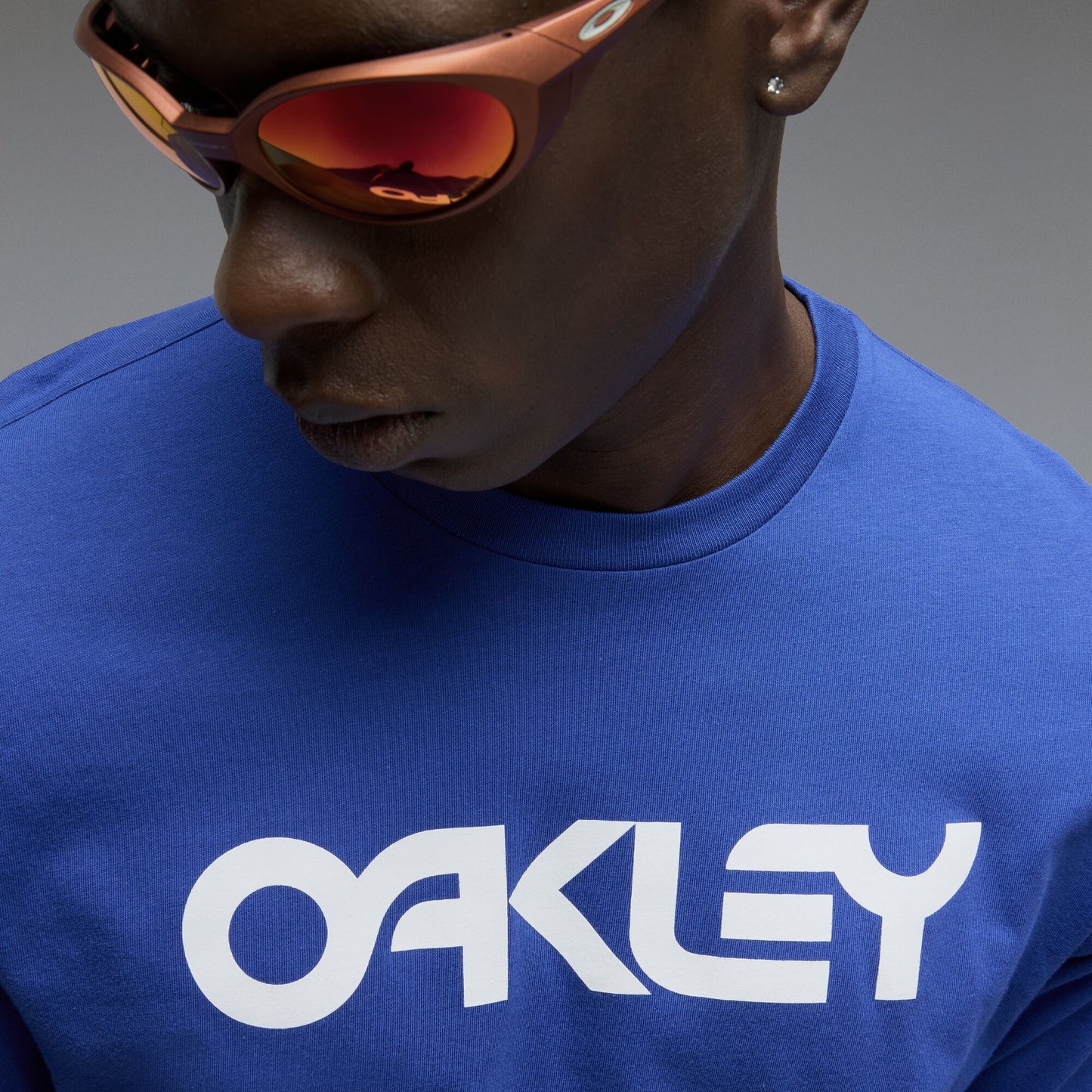 T-shirt OAKLEY MARK II 2.0 Langærmet Elektrisk Blå