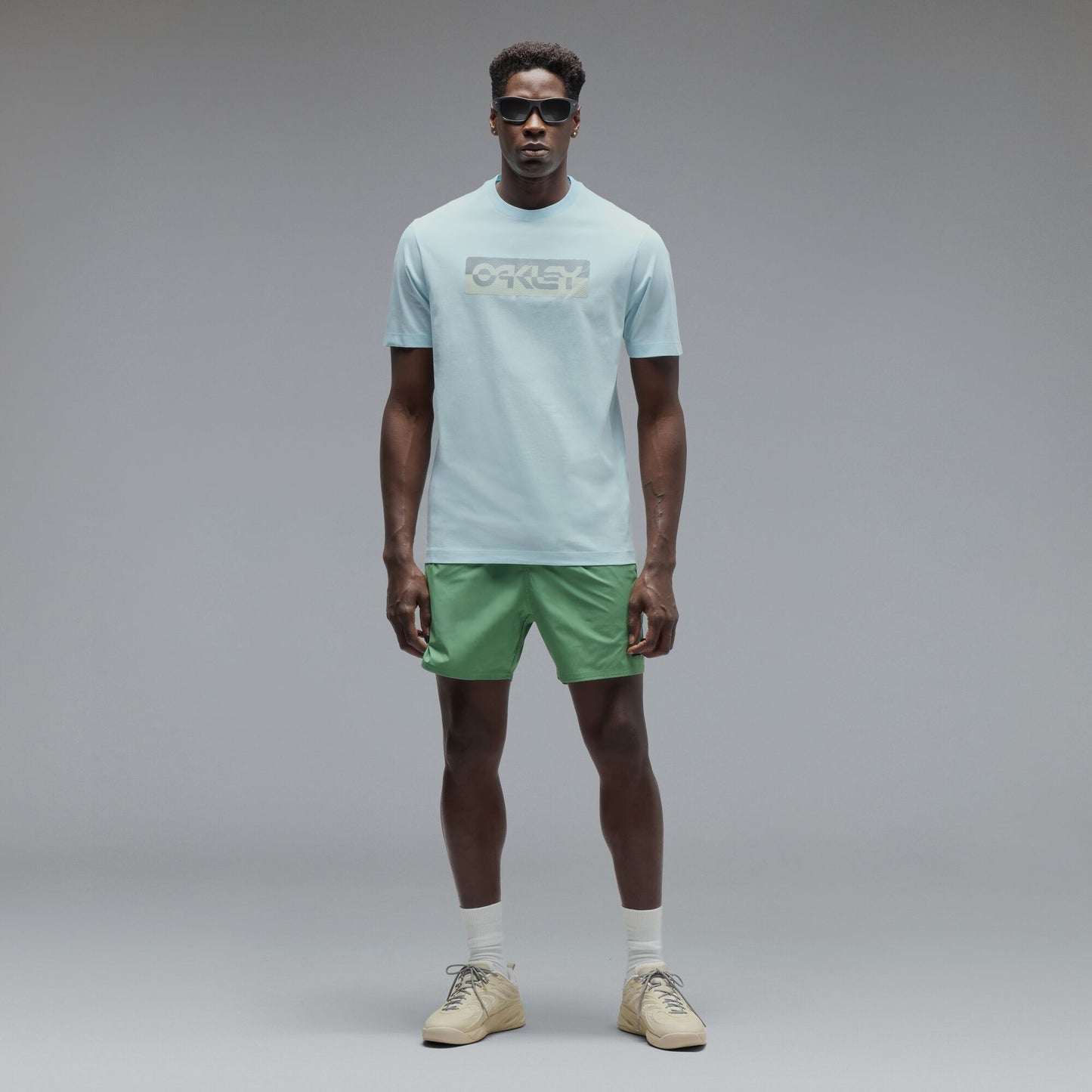 T-Shirt OAKLEY DUALITY B1B Bleu Frost