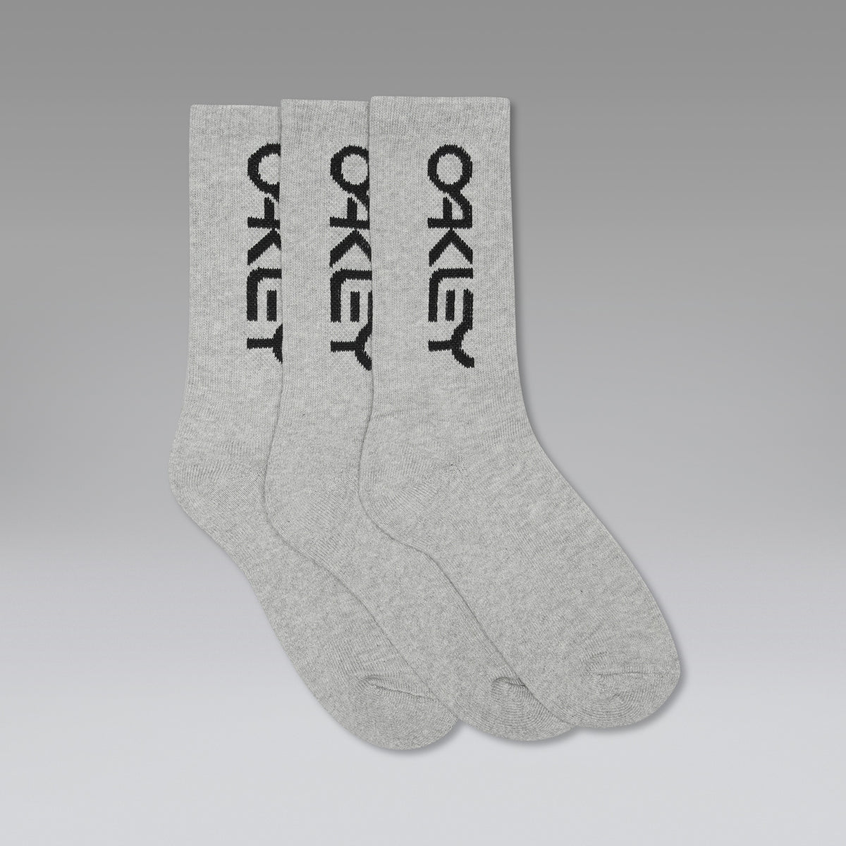 Chaussettes OAKLEY B1B SOCKS 2.0 Gris (x3 paires)