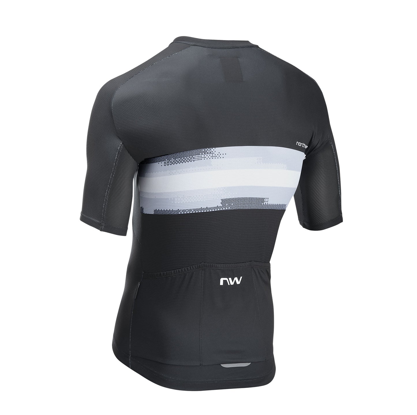 Maillot NORTHWAVE FORCE EVO Manches Courtes Noir/Blanc