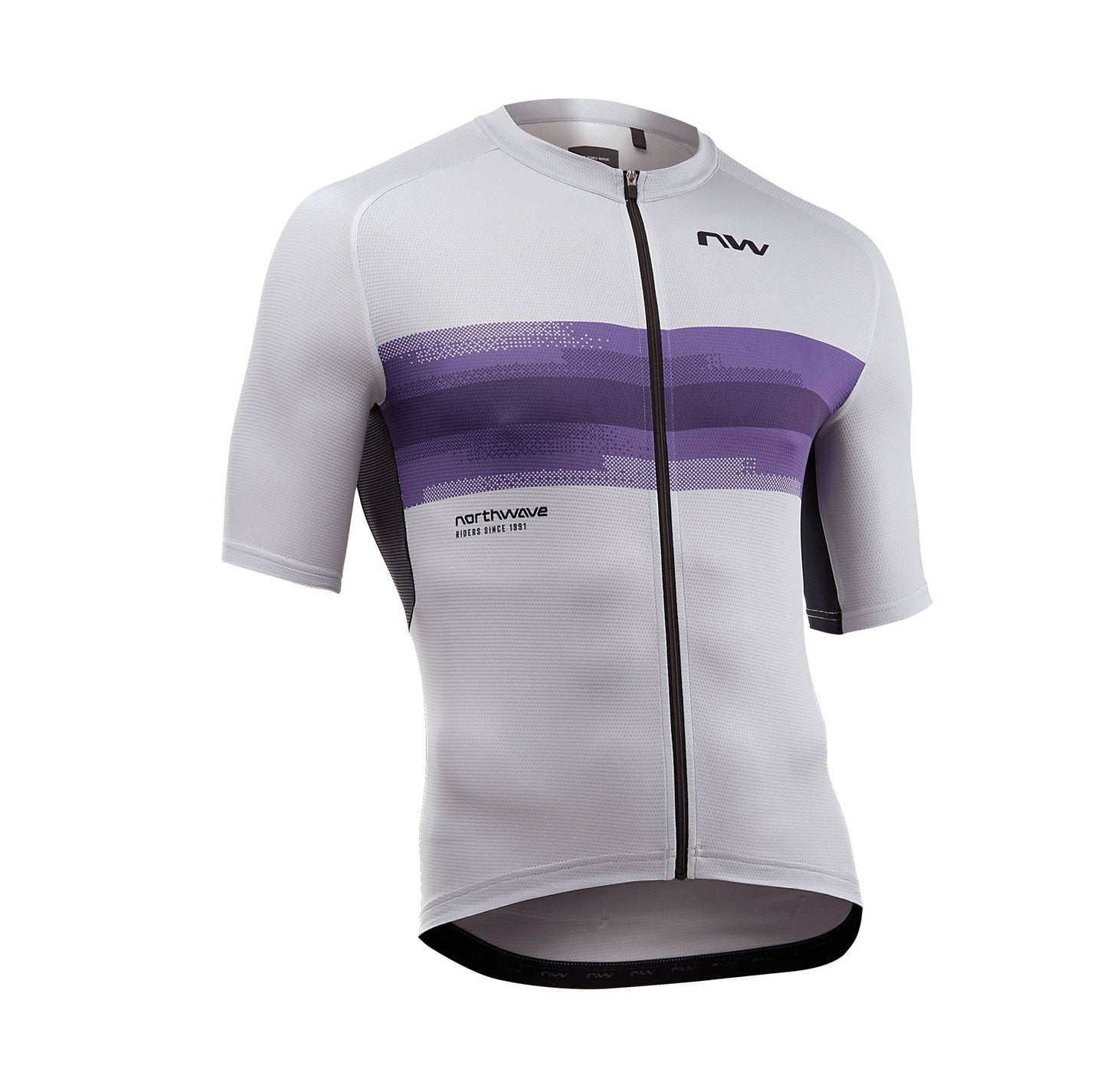 Maillot NORTHWAVE FORCE EVO Manches Courtes Gris/Violet