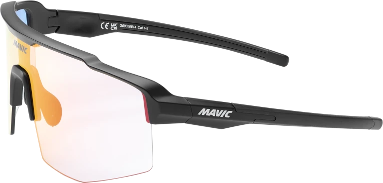 MAVIC MVS SHIELD Skyddsglasögon Svart Röd Fotokromisk lins