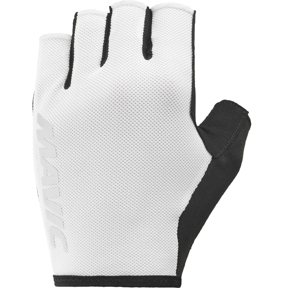 Krátké rukavice MAVIC ESSENTIAL PADDED White